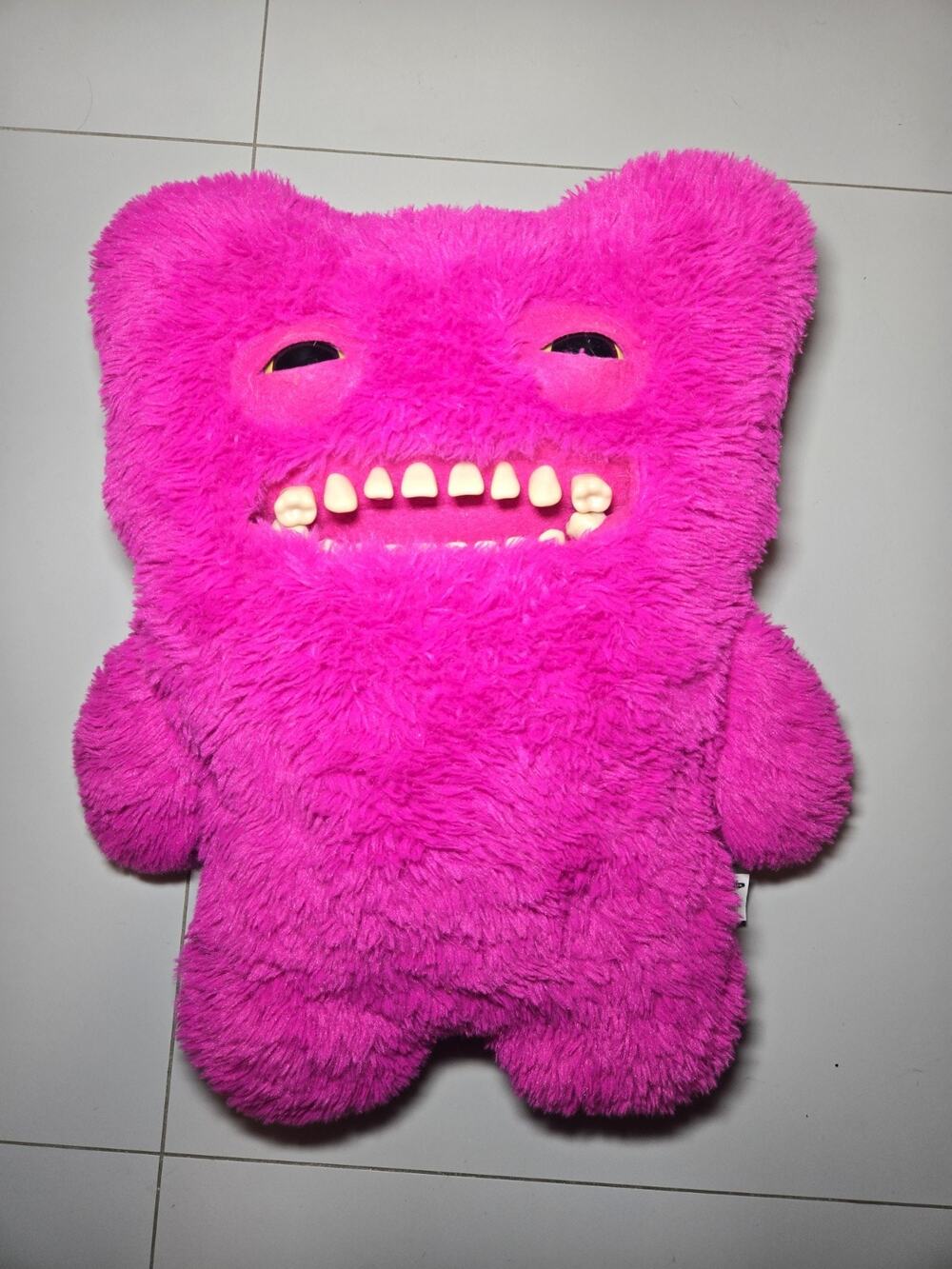 Fuggler Funny Ugly Monster Big Fugg Monster 18" Pink Plush RARE